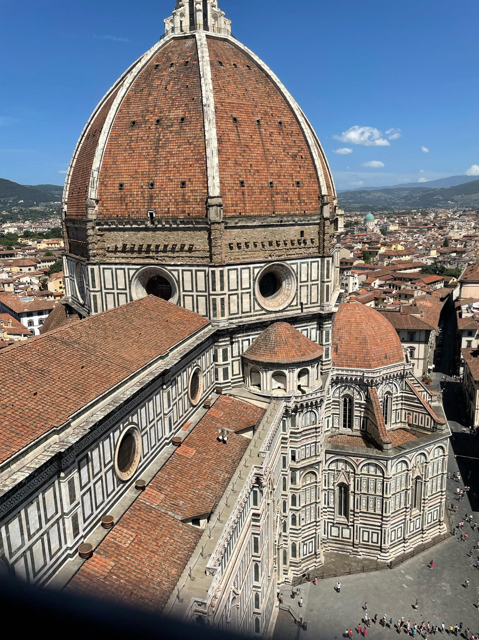 Brunelleschi's Dome on the Cathedral of Santa Maria del Fiore, Florence Italy