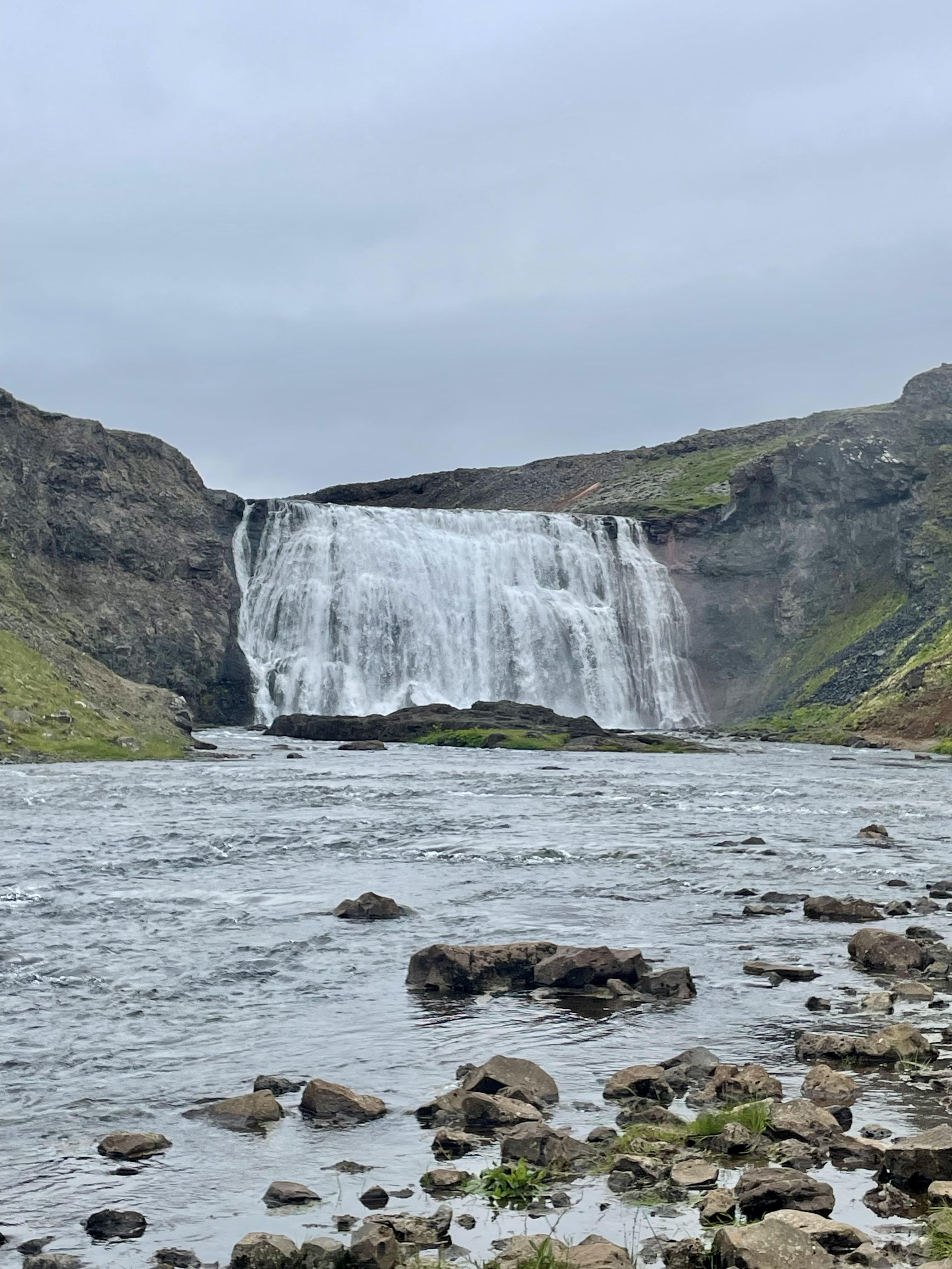 Waterfall in southwest Iceland
